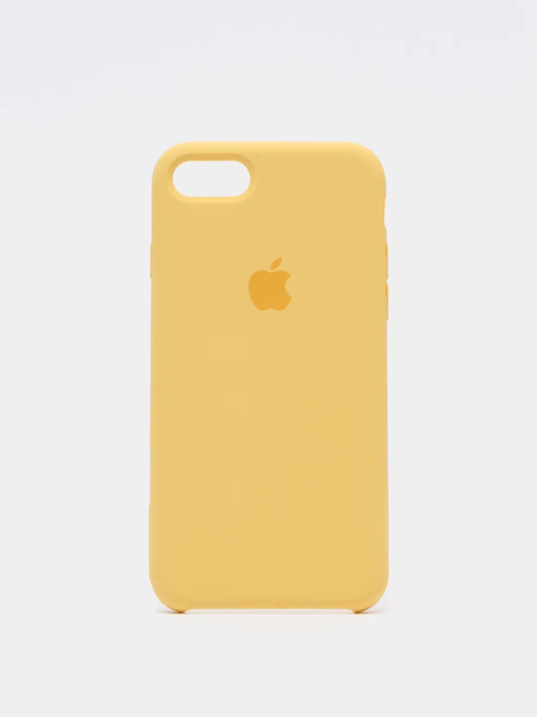 Желтый чехол Silicone Case (Чехол силиконовый) для iPhone 8/ iPhone 8 plus