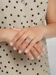 Серебряный кольцо-цепь Weave, регулируемое, унисекс