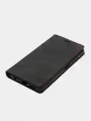 Черный чехол для Samsung A22s/ A22 5G с карманом для карт и подставкой