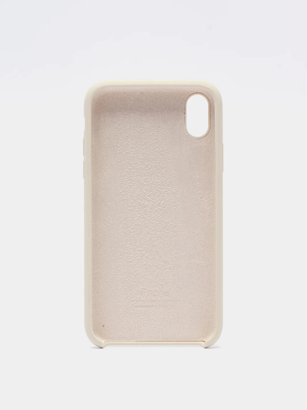 Слоновая кость чехол Silicone Case ( Чехол силиконовый ) для iPhone XR