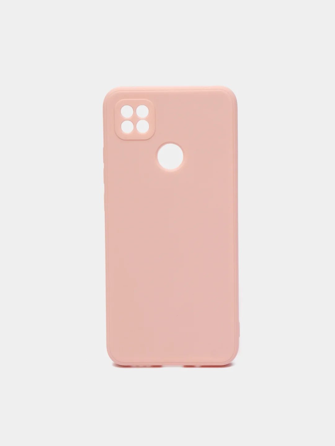 Коралловый меланж чехол Xiaomi Redmi 9C, Redmi 9C NFC, Redmi 10A с бархатной подкладкой и защитой камеры
