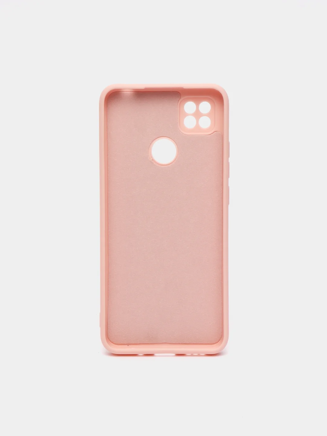 Коралловый меланж чехол Xiaomi Redmi 9C, Redmi 9C NFC, Redmi 10A с бархатной подкладкой и защитой камеры