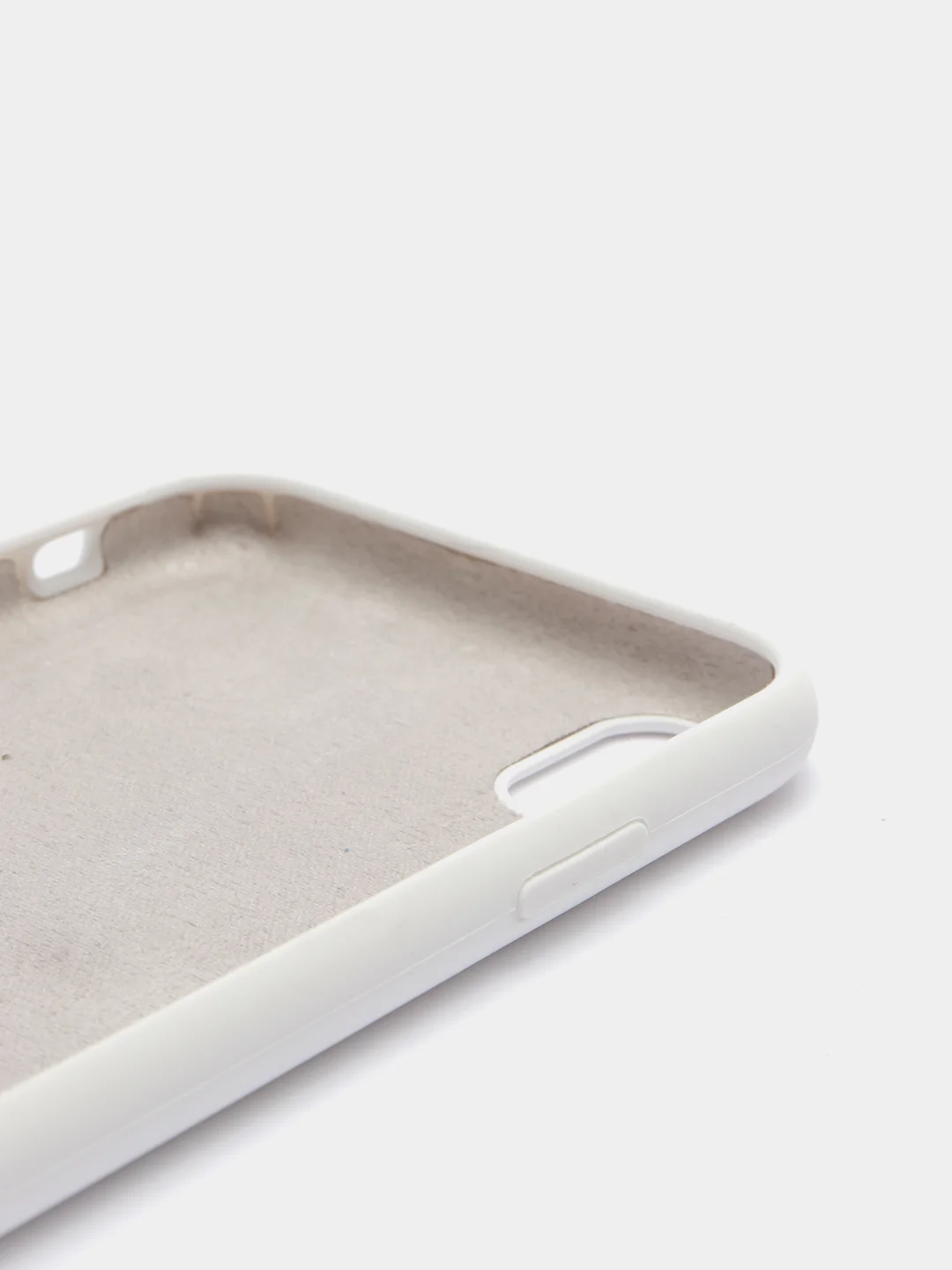 Белый чехол Silicone Case ( Чехол силиконовый ) для iPhone XR