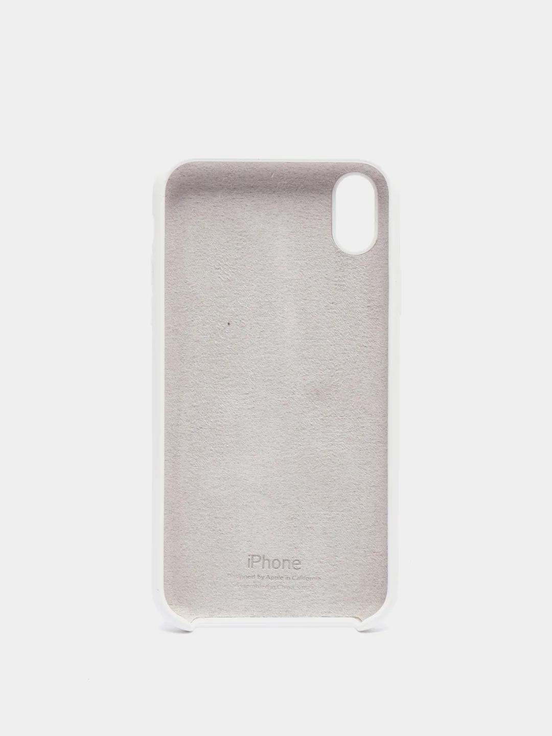 Белый чехол Silicone Case ( Чехол силиконовый ) для iPhone XR