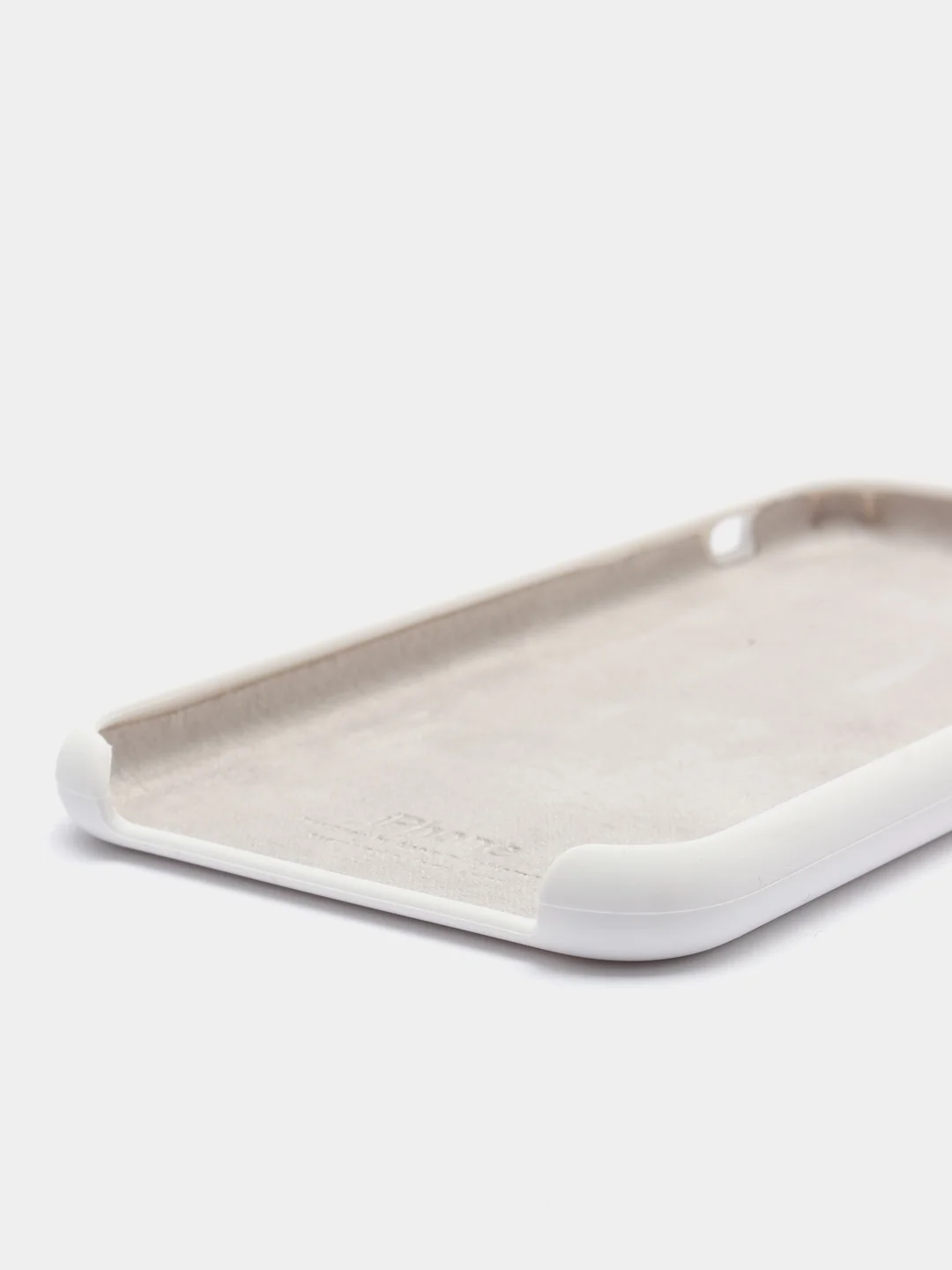Белый чехол Silicone Case ( Чехол силиконовый ) для iPhone XR