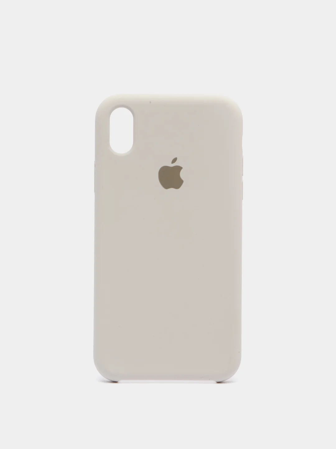 Серый металлик чехол Silicone Case ( Чехол силиконовый ) для iPhone XR