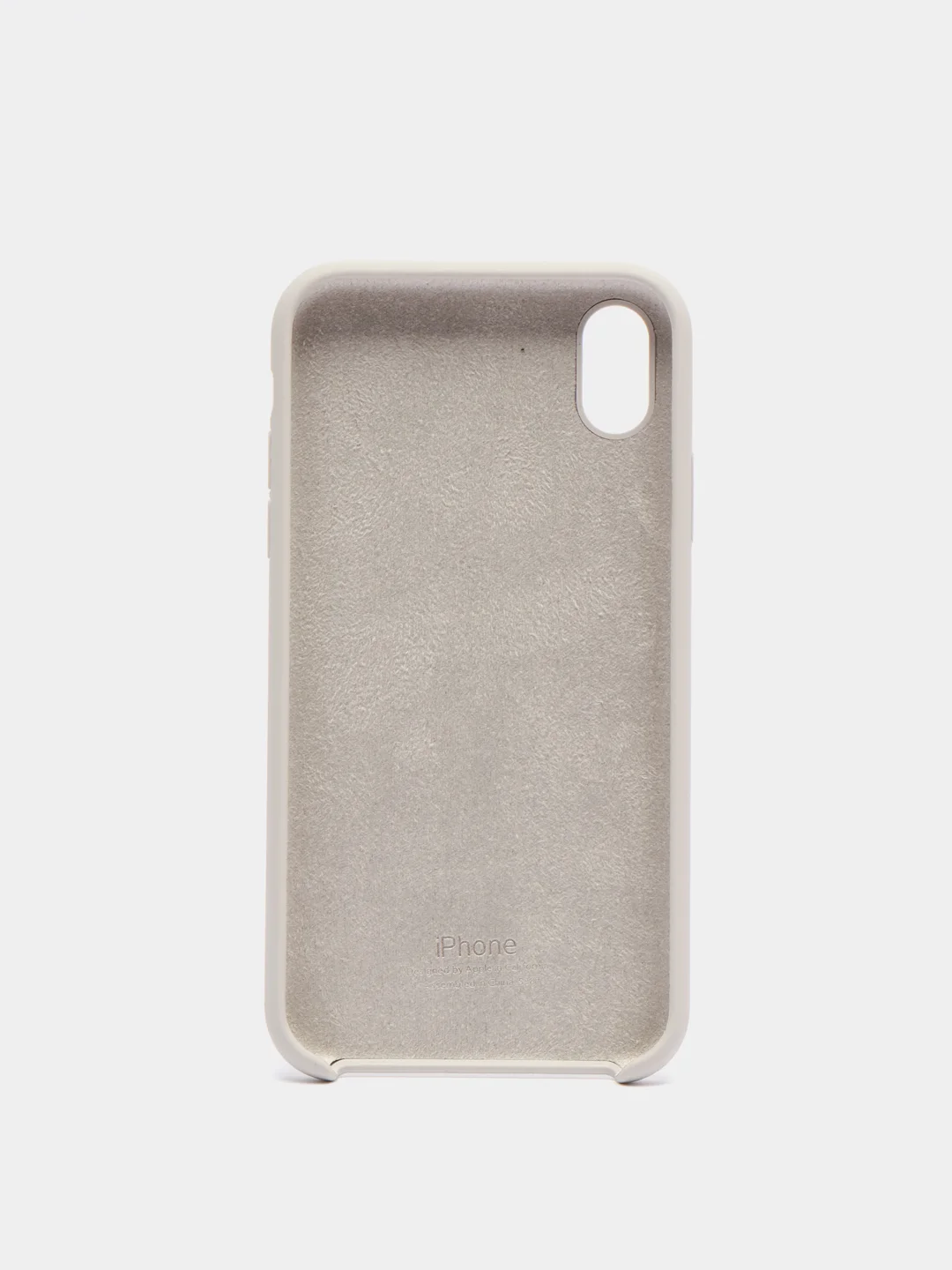 Серый металлик чехол Silicone Case ( Чехол силиконовый ) для iPhone XR