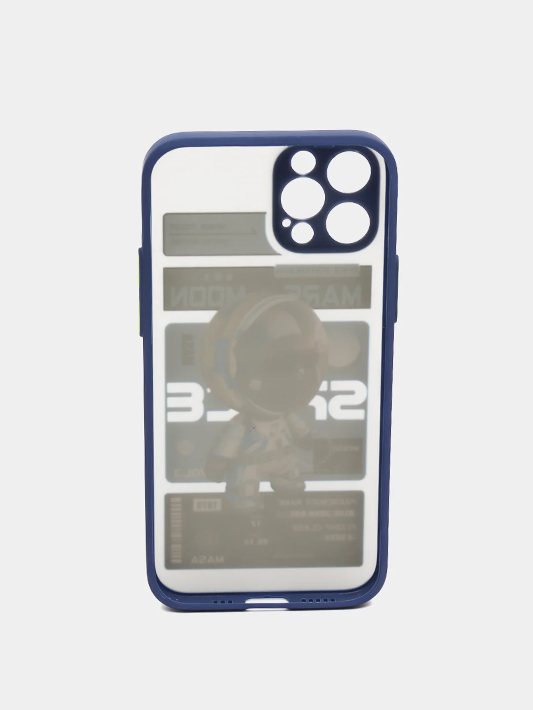 Темно-синий чехол на iPhone 11, 13, 12, 8, 7, XR, Pro, Max, mini, X, XS, SE, Plus