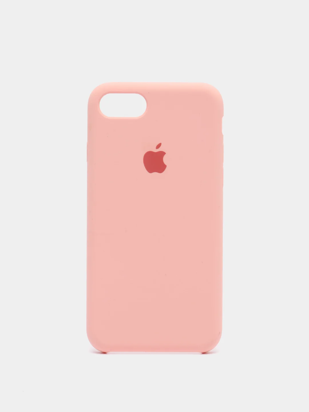 Пастельно-коралловый чехол Silicone Case (Чехол силиконовый) для iPhone 8/ iPhone 8 plus