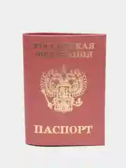 Пудровый обложка для документов из натуральной кожи, 8 цветов