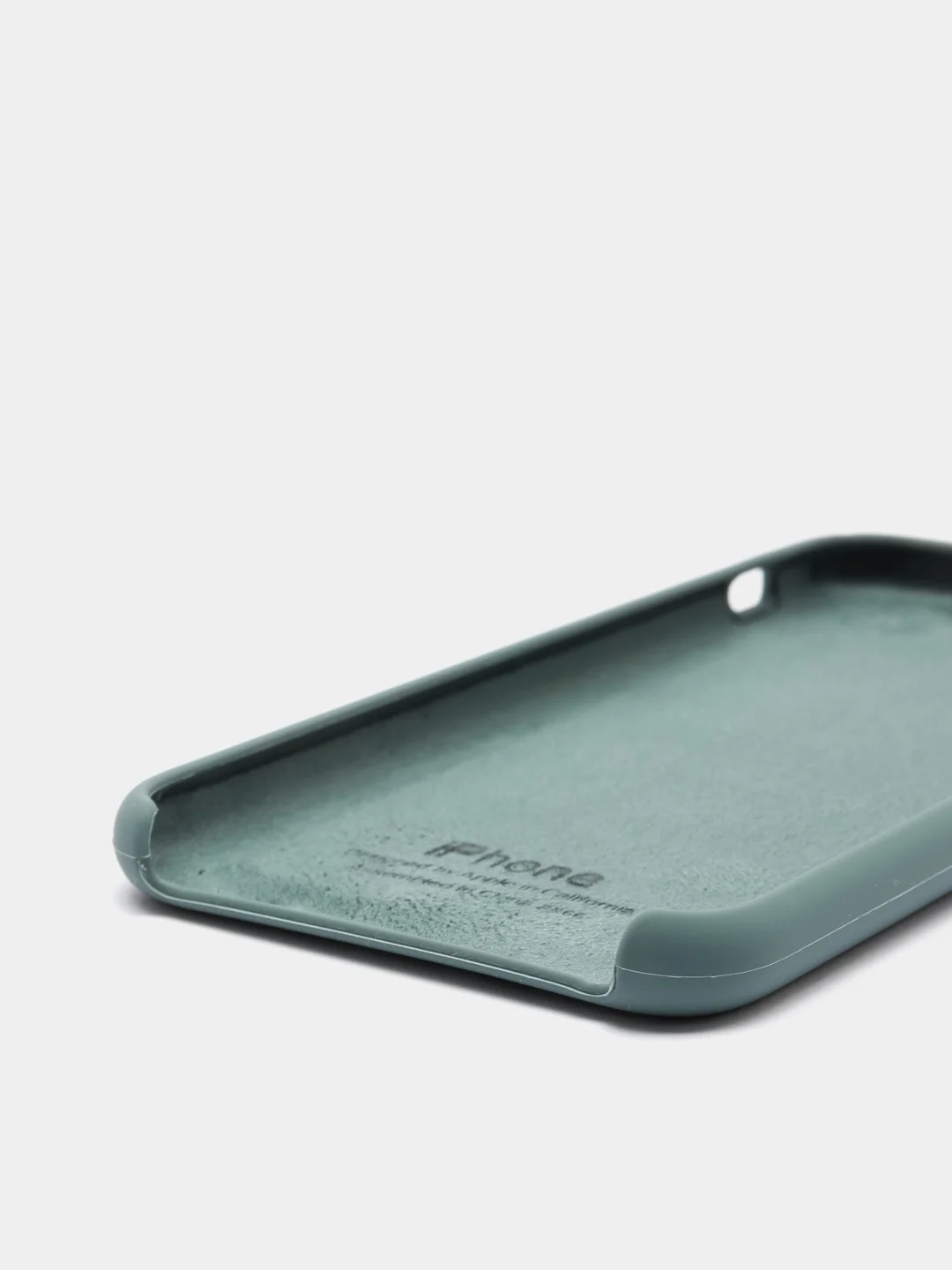 Зелёный хаки чехол Silicone Case (Чехол силиконовый) для iPhone 8/ iPhone 8 plus