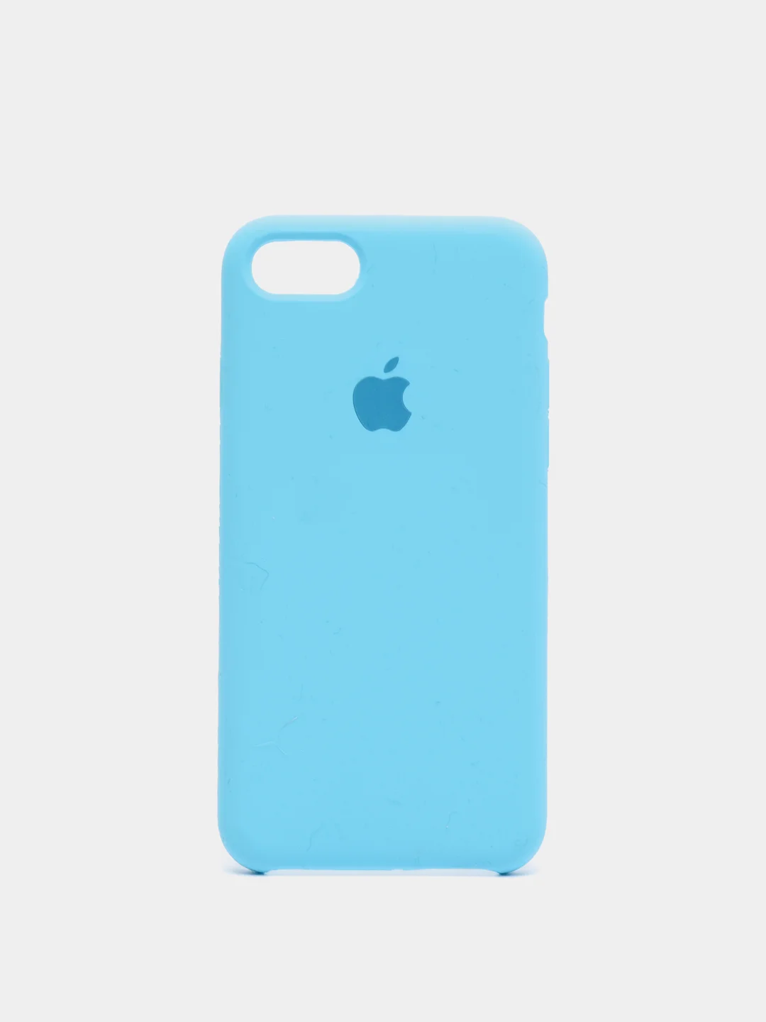 Голубой чехол Silicone Case (Чехол силиконовый) для iPhone 8/ iPhone 8 plus
