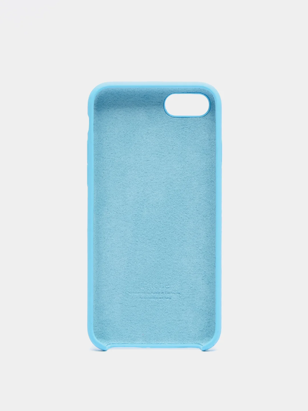 Голубой чехол Silicone Case (Чехол силиконовый) для iPhone 8/ iPhone 8 plus