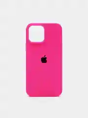 Фуксия силиконовый защитный чехол для iPhone 13 с закрытым низом