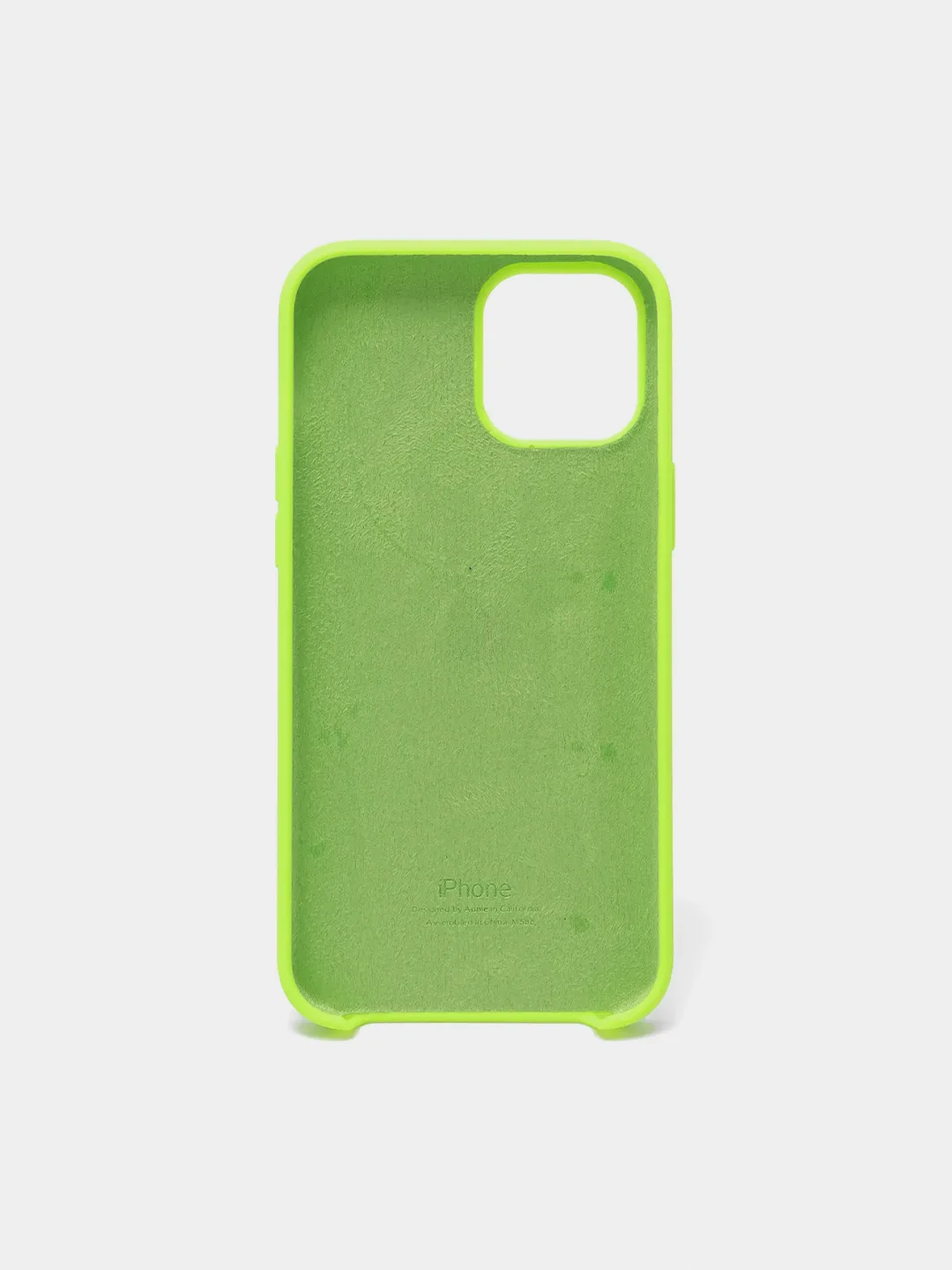 Салатовый силиконовый защитный чехол iphone 12 Pro Max