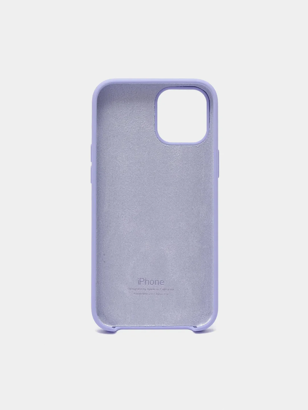 Лавандовый силиконовый защитный чехол iphone 12 Pro Max