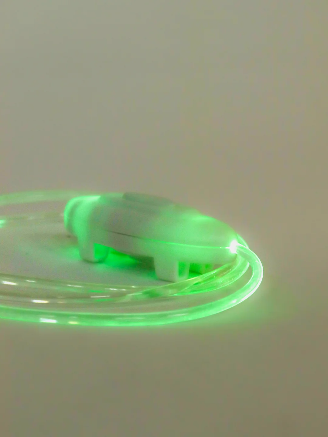 Зеленый шнурки светящиеся, с LED-подсветкой, 75 см