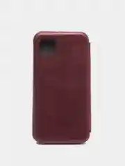 Багровый чехол - книжка для Huawei Y5 2019/Y7 2019/P Smart/P30/P30 Pro/P40/P40 Lite, магнитный
