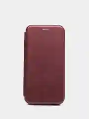 Багровый чехол - книжка для Huawei Y5 2019/Y7 2019/P Smart/P30/P30 Pro/P40/P40 Lite, магнитный