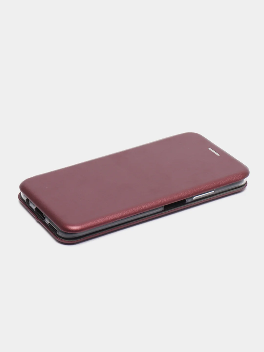 Багровый чехол - книжка для Huawei Y5 2019/Y7 2019/P Smart/P30/P30 Pro/P40/P40 Lite, магнитный