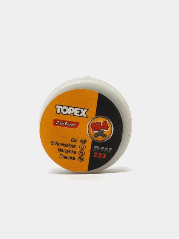 Плашка TOPEX, M4 х 0,75 мм