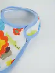 Оранжевый слюнявчик детский
