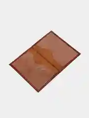 Медный обложка для паспорта из натуральной кожи