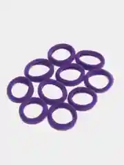 Фиолетовый резинки бесшовные для волос 3 см, 10 шт