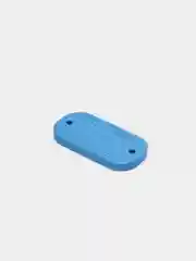 Синий пуговицы деревянные "Hand made"