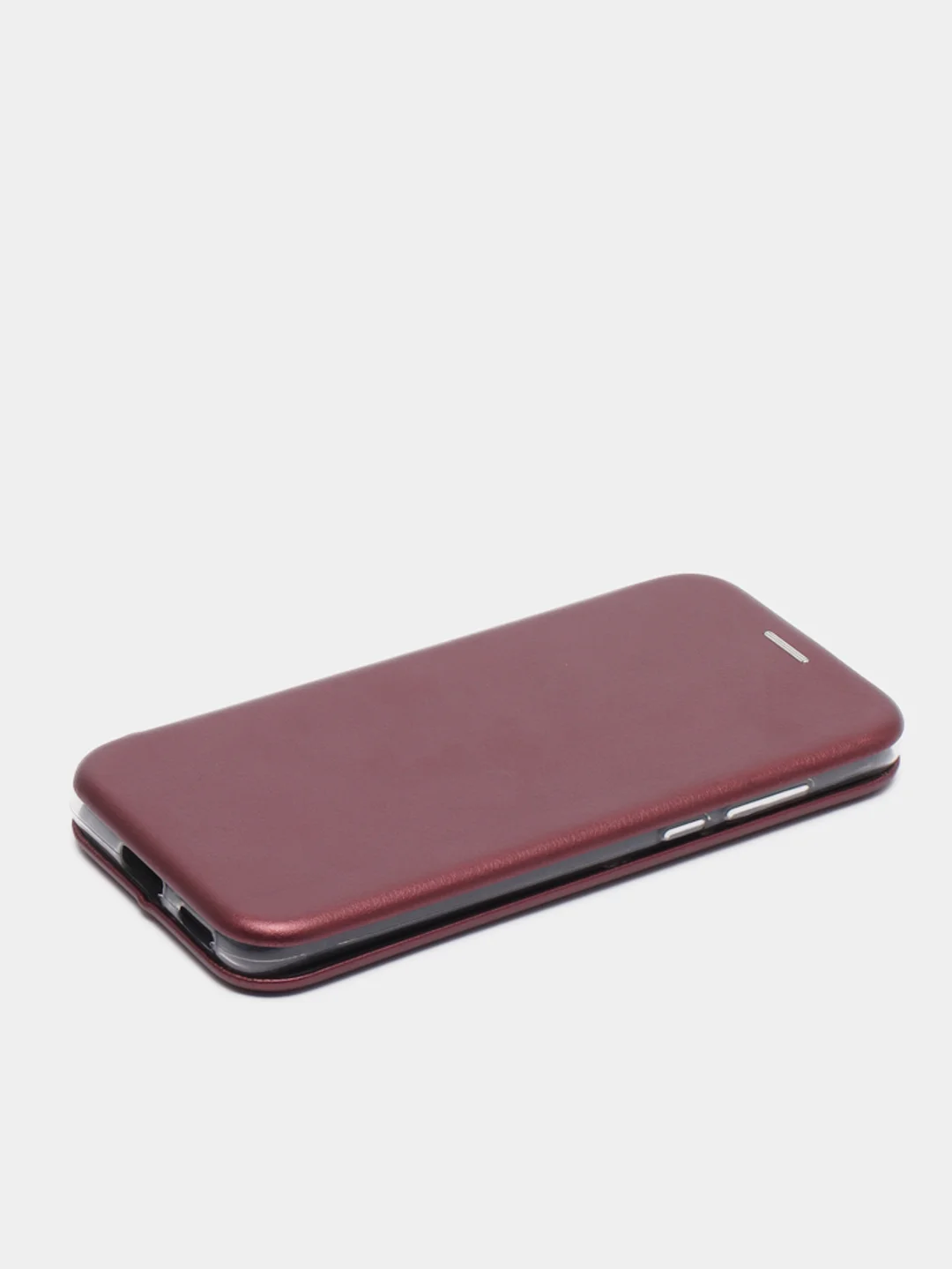 Багровый чехол - книжка для Huawei Y5 2019/Y7 2019/P Smart/P30/P30 Pro/P40/P40 Lite, магнитный