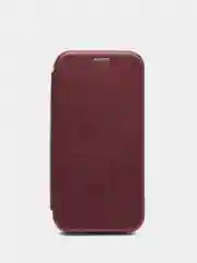 Багровый чехол - книжка для Huawei Y5 2019/Y7 2019/P Smart/P30/P30 Pro/P40/P40 Lite, магнитный