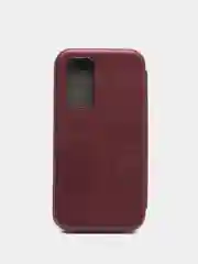 Багровый чехол - книжка для Huawei Y5 2019/Y7 2019/P Smart/P30/P30 Pro/P40/P40 Lite, магнитный
