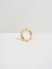 Золотой кольцо женское со стразами