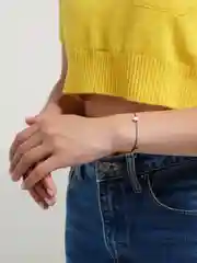Конфетный браслет желаний на нити "Сердце"