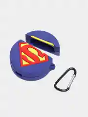 Синий чехол для Airpods 1/2 Супергерои