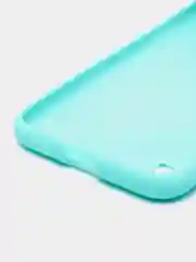 Бирюзовый чехол Samsung Galaxy A01 силиконовый