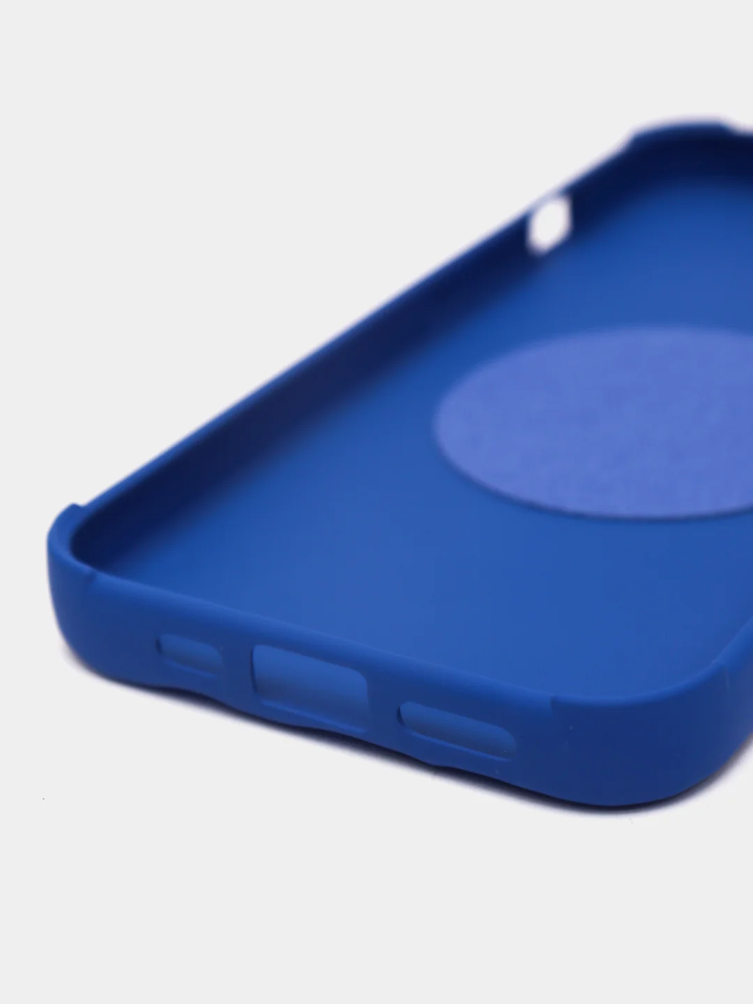 Синий чехол iPhone 13 / 13 Pro / 13 Pro Max 6.7" TPU, без логотипа, закрытый низ