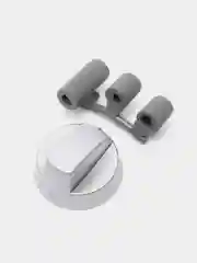 Ручка регулировки для плиты, универсальная, серебро
