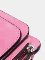 Фуксия женский кошелек Baellery mini из замшевой экокожи, 10 цветов