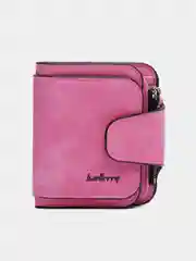 Фуксия женский кошелек Baellery mini из замшевой экокожи, 10 цветов