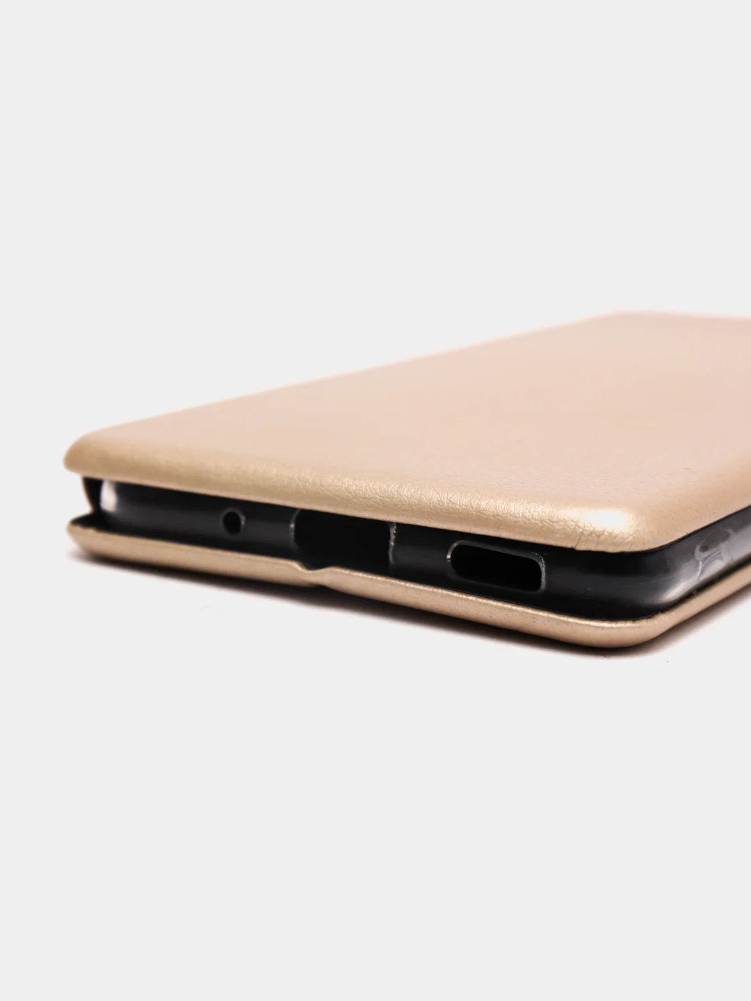 Золотой чехол-книжка Samsung Galaxy M52, Самсунг Галакси М52