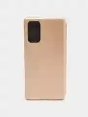 Золотой чехол-книжка Samsung Galaxy M52, Самсунг Галакси М52