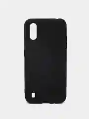 Черный чехол Samsung Galaxy A01 силиконовый