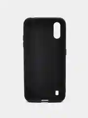 Черный чехол Samsung Galaxy A01 силиконовый