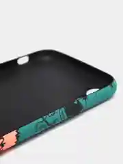 Оранжевый светящийся чехол-накладка LUXO для iPhone XR с флуоресцентным рисунком KAWS