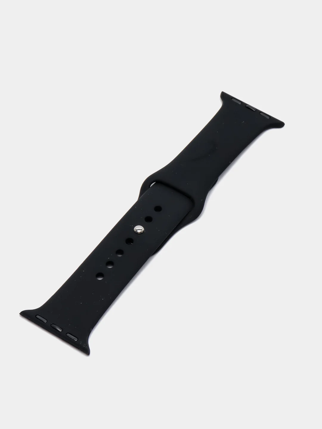 Черный силиконовый ремешок для Apple Watch   38/40 42/44