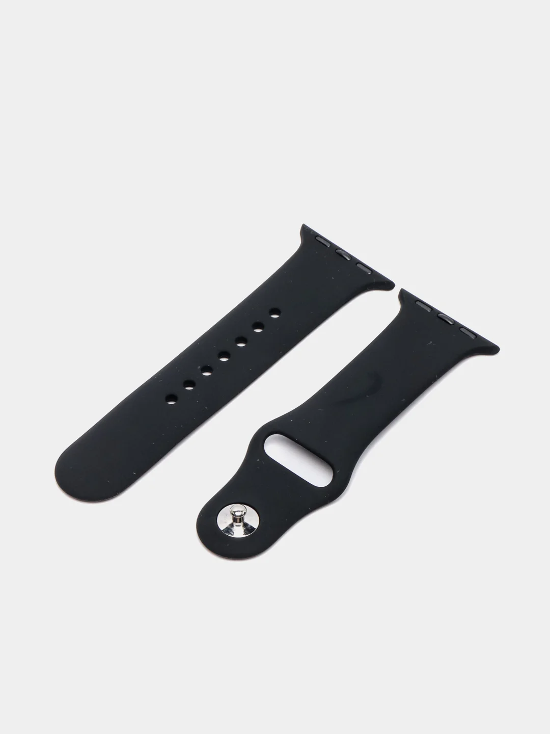 Черный силиконовый ремешок для Apple Watch   38/40 42/44