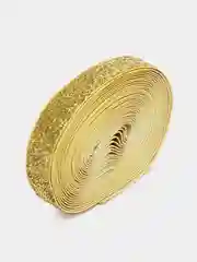 Золотой лента бархатная металлизированная