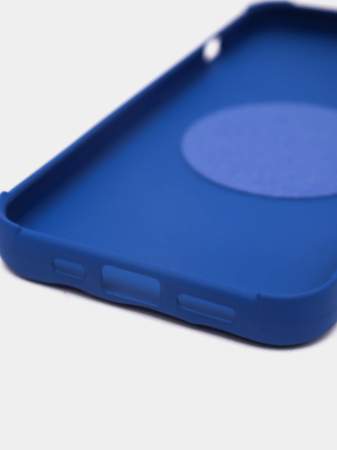 Синий чехол iPhone 13 / 13 Pro / 13 Pro Max 6.7" TPU, без логотипа, закрытый низ