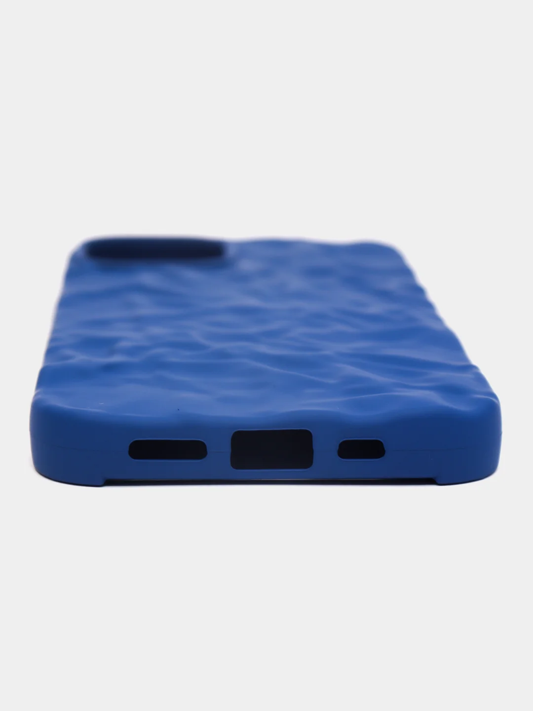 Синий чехол iPhone 13 / 13 Pro / 13 Pro Max 6.7" TPU, без логотипа, закрытый низ